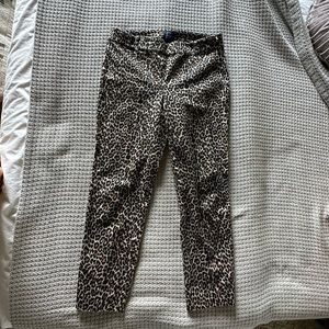 J Crew Factory Winnie Pant (Leopard) Size 4